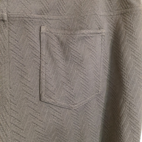 Doncaster Black Chevron Pattern Pants - Picture 1 of 6